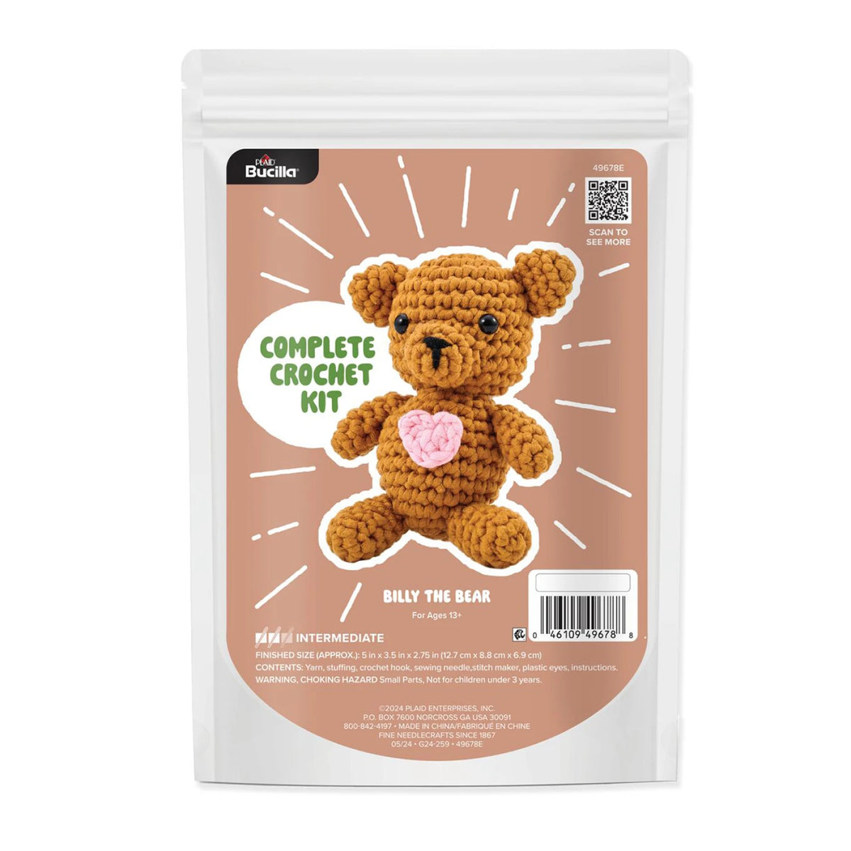 Billy the Bear Crochet Kit