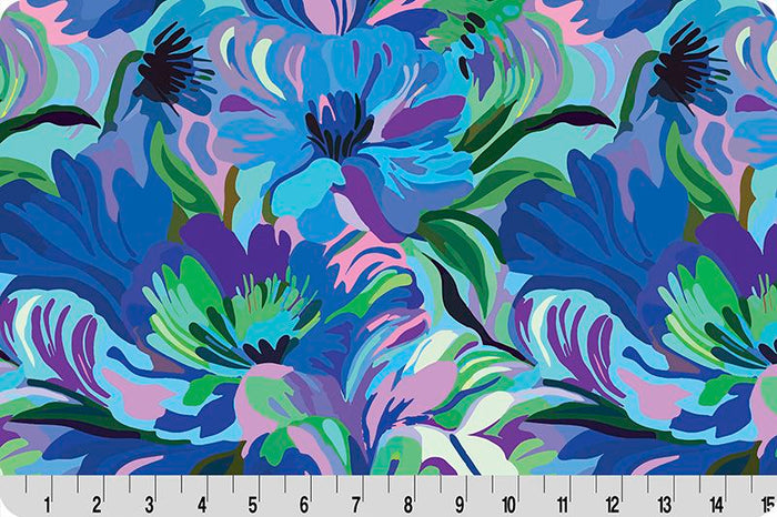 Shannon Fabrics Quilting Cuddle Wanderlust Blue