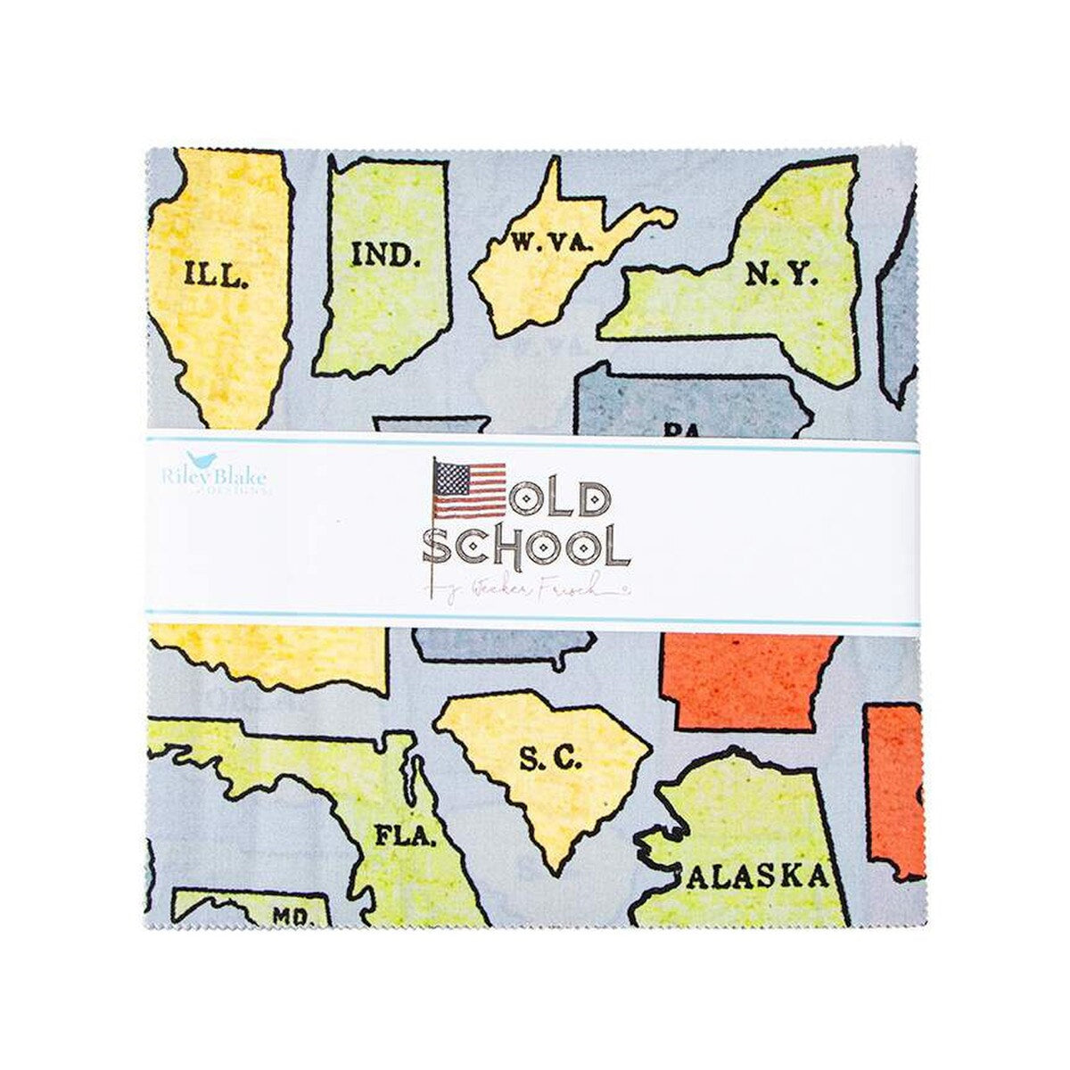 Riley Blake Old School 10" Stacker Layer Cake