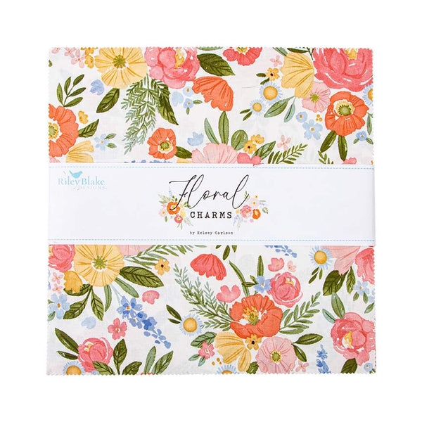 Riley Blake Floral Charms 10" Stacker Layer Cake