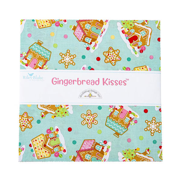 Gingerbread Kisses 10" Stacker - Riley Blake Designs