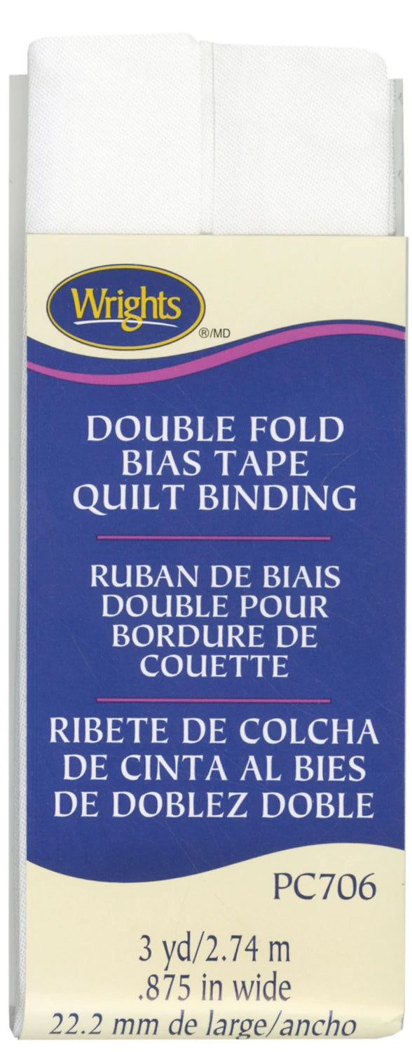 Double Fold Quilt Binding | 7/8" x 3yd | Choose Your Color