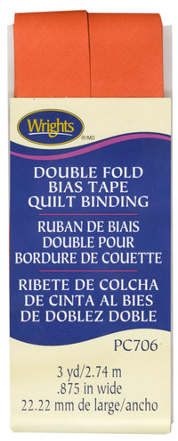 Double Fold Quilt Binding | 7/8" x 3yd | Choose Your Color