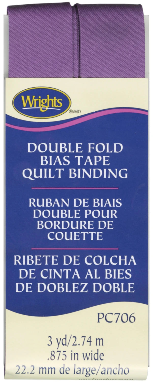 Double Fold Quilt Binding | 7/8" x 3yd | Choose Your Color
