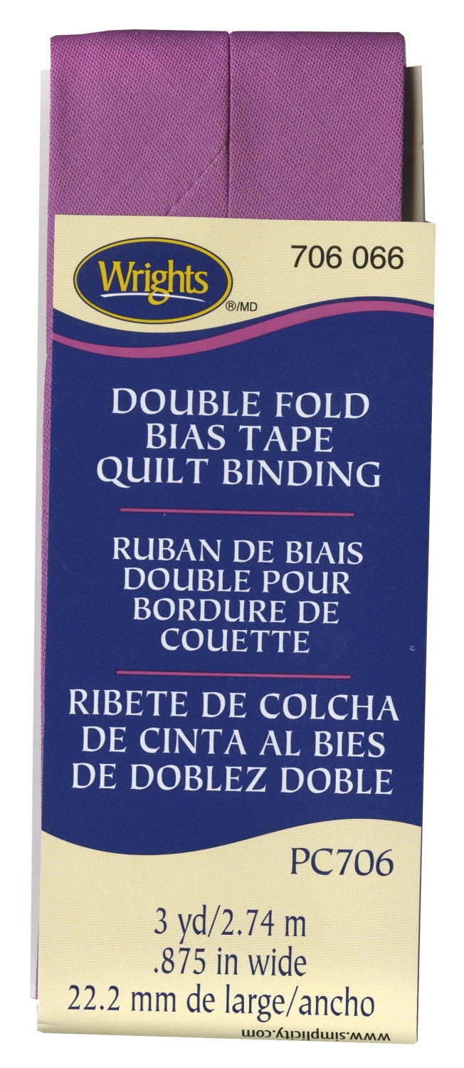 Double Fold Quilt Binding | 7/8" x 3yd | Choose Your Color