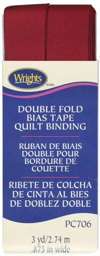 Double Fold Quilt Binding | 7/8" x 3yd | Choose Your Color