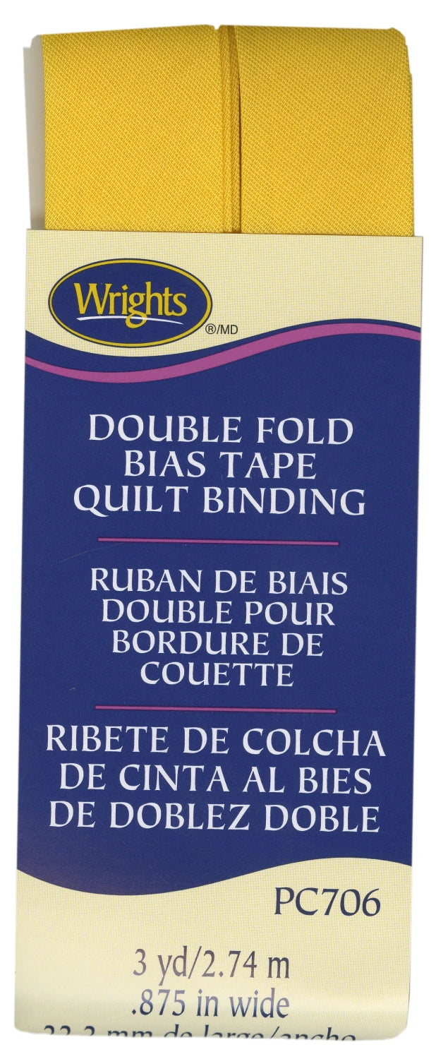 Double Fold Quilt Binding | 7/8" x 3yd | Choose Your Color
