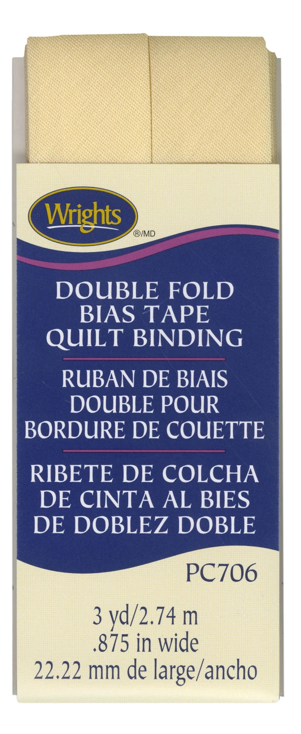 Double Fold Quilt Binding | 7/8" x 3yd | Choose Your Color