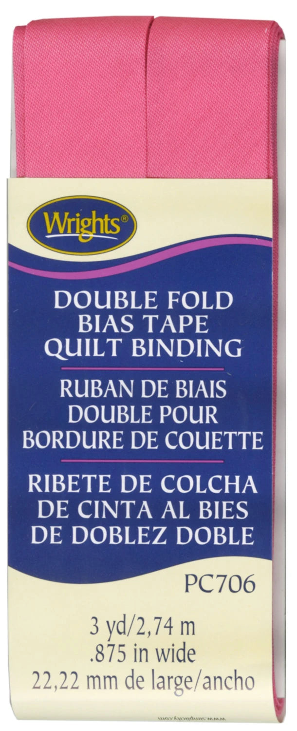 Double Fold Quilt Binding | 7/8" x 3yd | Choose Your Color
