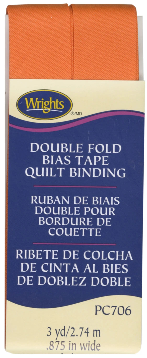 Double Fold Quilt Binding | 7/8" x 3yd | Choose Your Color