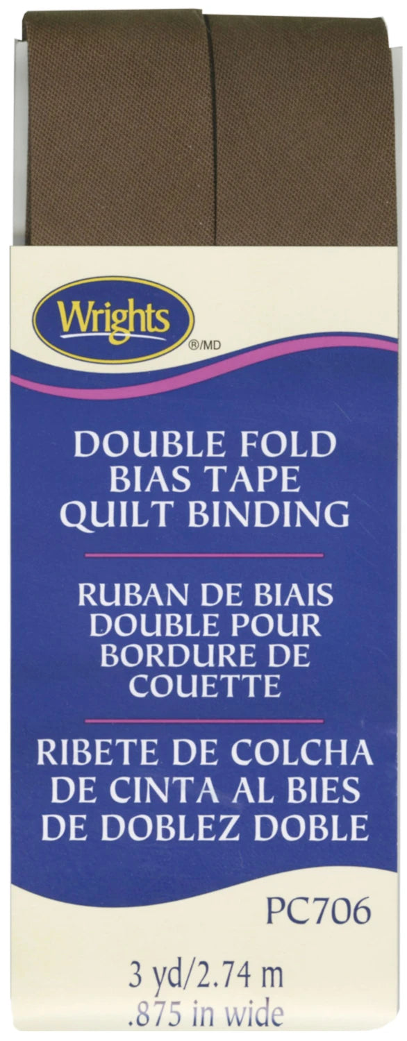 Double Fold Quilt Binding | 7/8" x 3yd | Choose Your Color