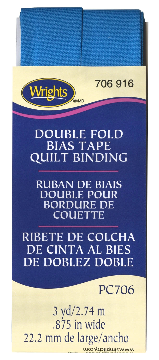 Double Fold Quilt Binding | 7/8" x 3yd | Choose Your Color