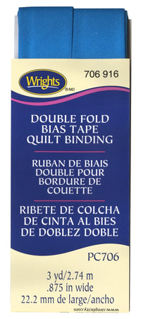 Double Fold Quilt Binding | 7/8" x 3yd | Choose Your Color