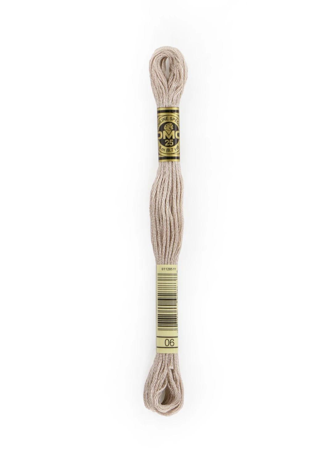 DMC 6 Medium Light Driftwood 6 Strand Embroidery Floss DMC #117UA-06