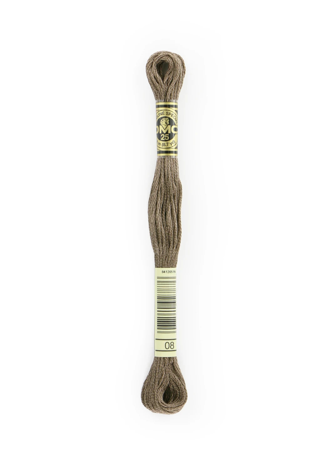 DMC 08 Dark Driftwood 6 Strand Embroidery Floss DMC #117UA-08