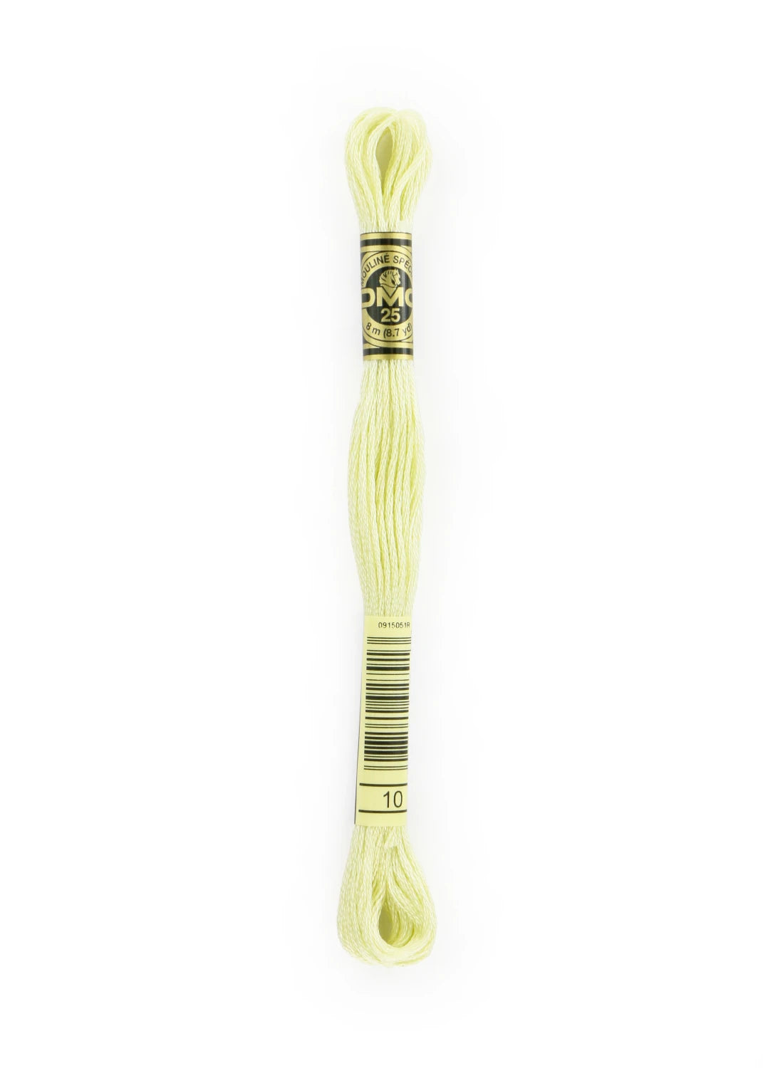 DMC 10 Very Light Tender Green 6 Strand Embroidery Floss DMC #117UA-10