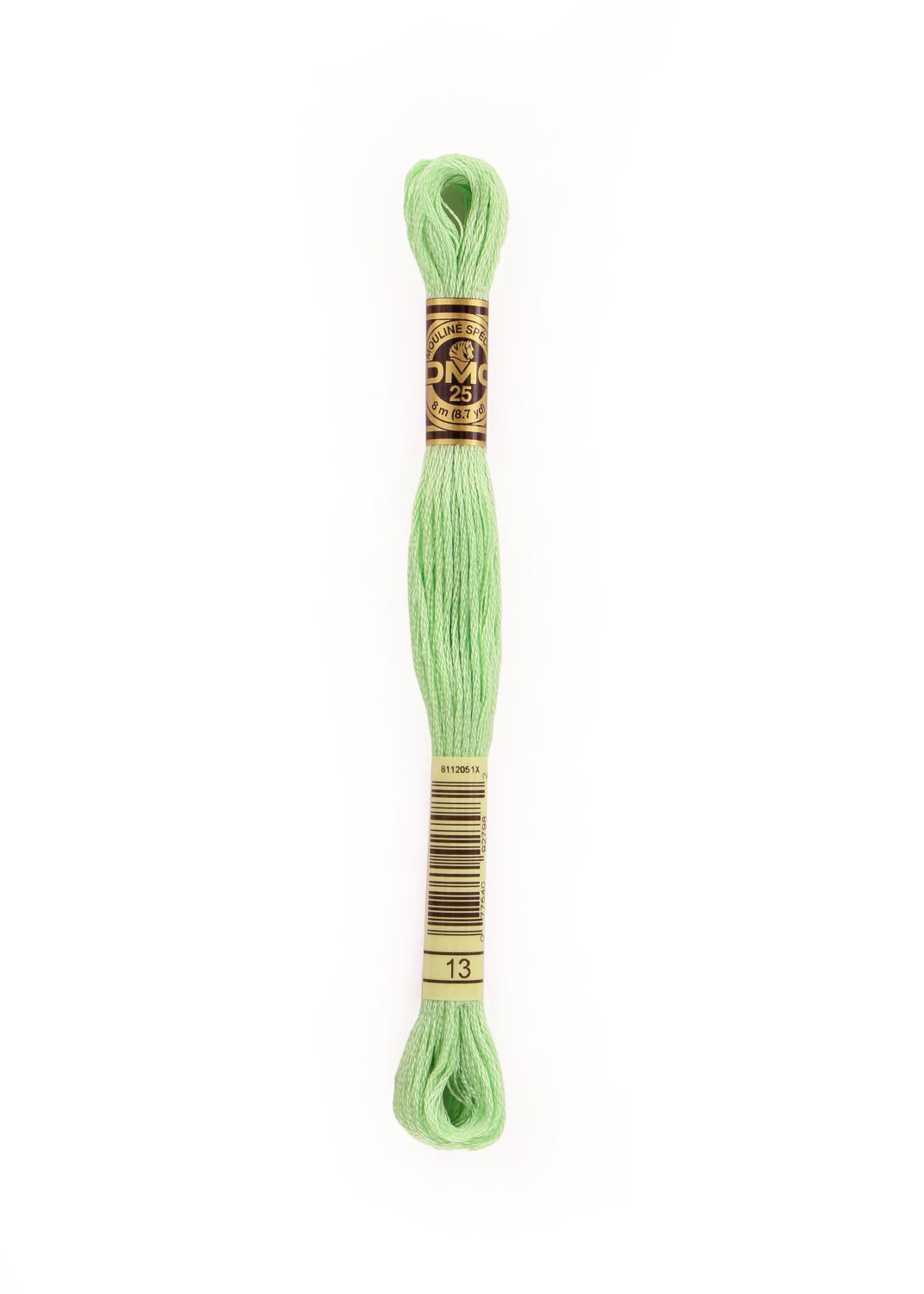 DMC 13 Medium Light Nile Green 6 Strand Embroidery Floss DMC #117UA-13