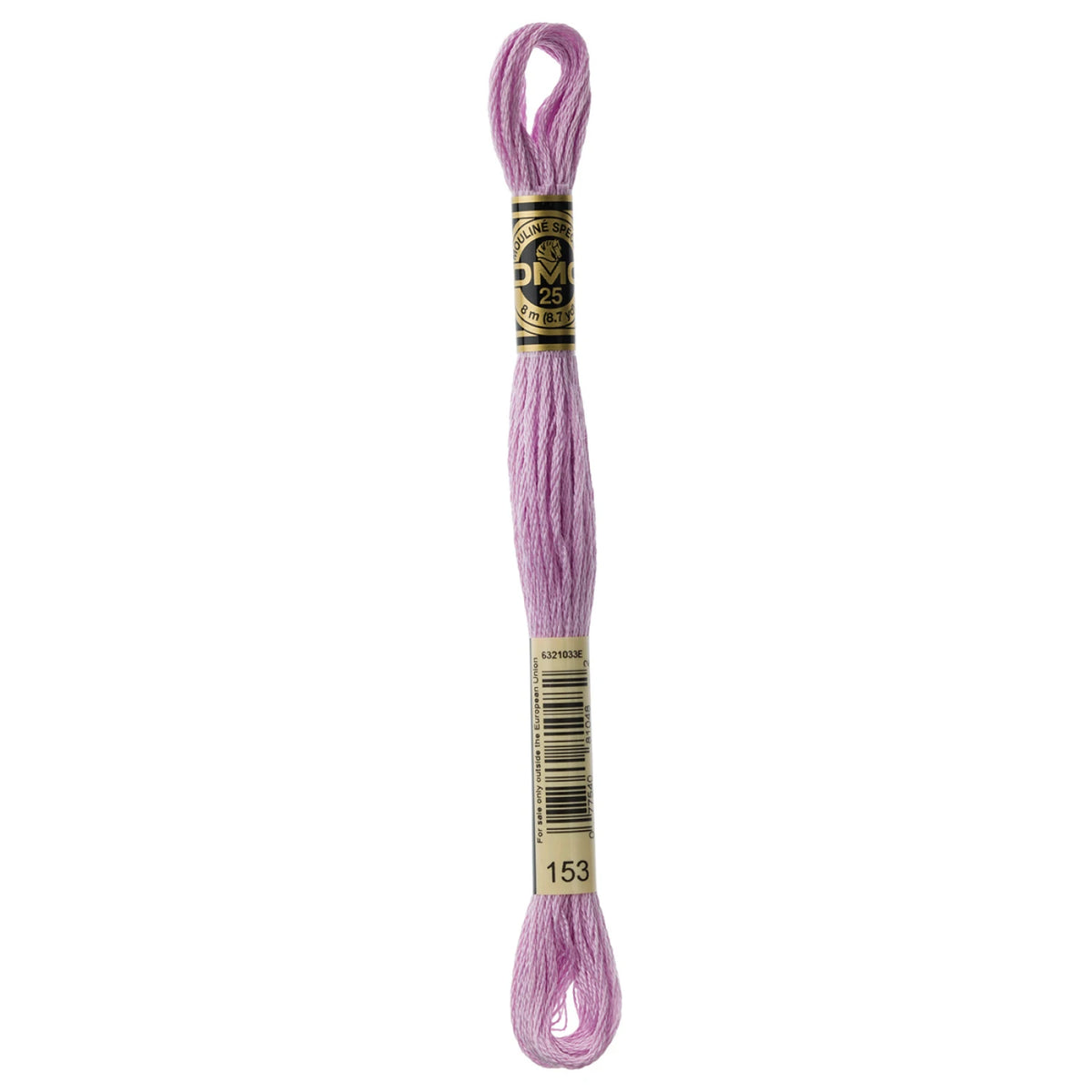 DMC 153 Very Light Violet 6 Strand Embroidery Floss DMC #117UA-153