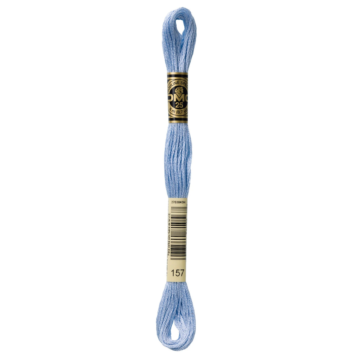 DMC 157 Very Light Cornflower Blue 6 Strand Embroidery Floss DMC #117UA-157