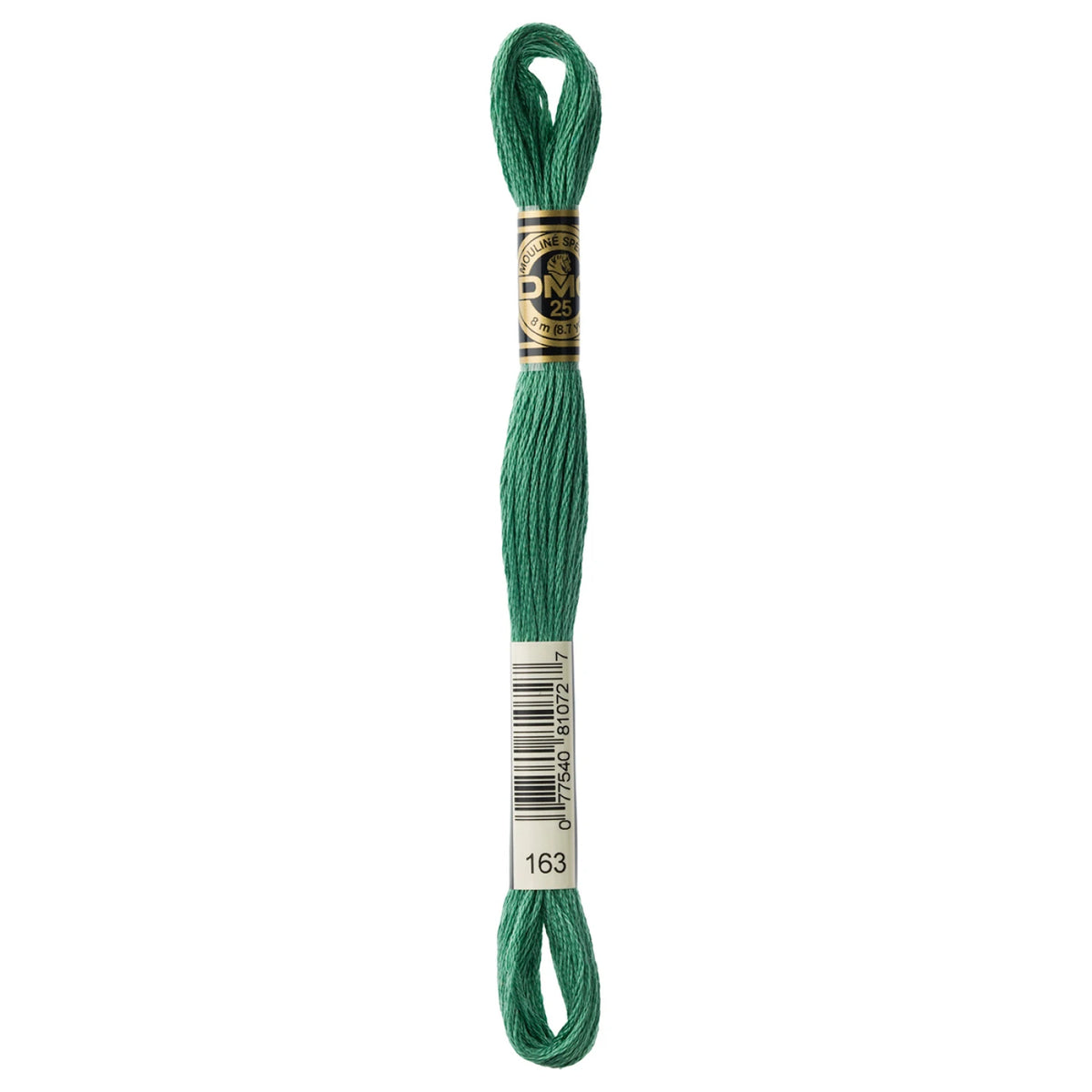 DMC 163 Medium Celedon Green 6 Strand Embroidery Floss DMC #117UA-163