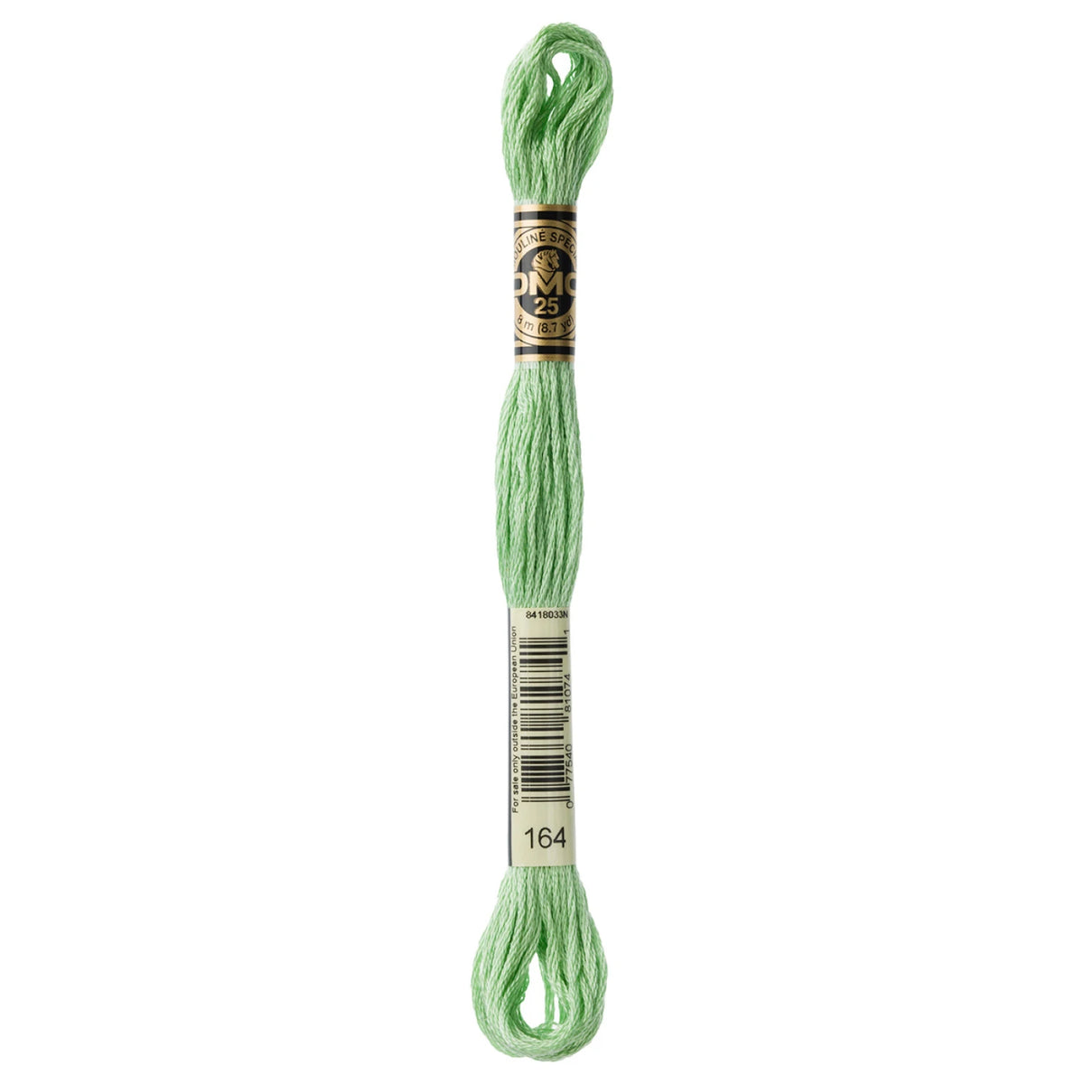 DMC 164 Light Forest Green 6 Strand Embroidery Floss DMC #117UA-164