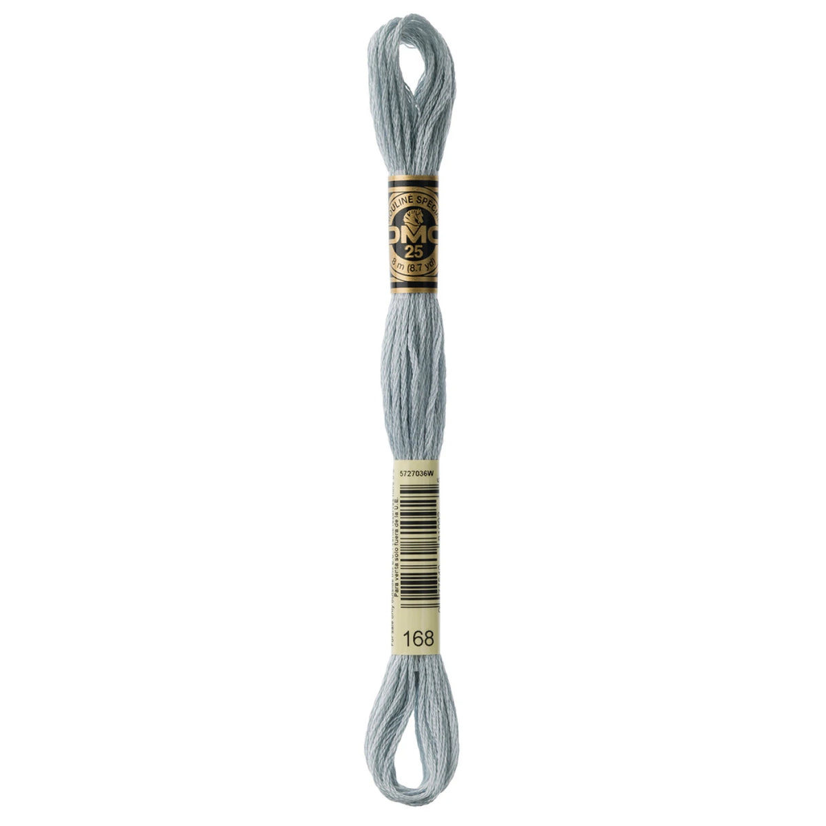 DMC 168 Very Light Pewter 6 Strand Embroidery Floss DMC #117UA-168