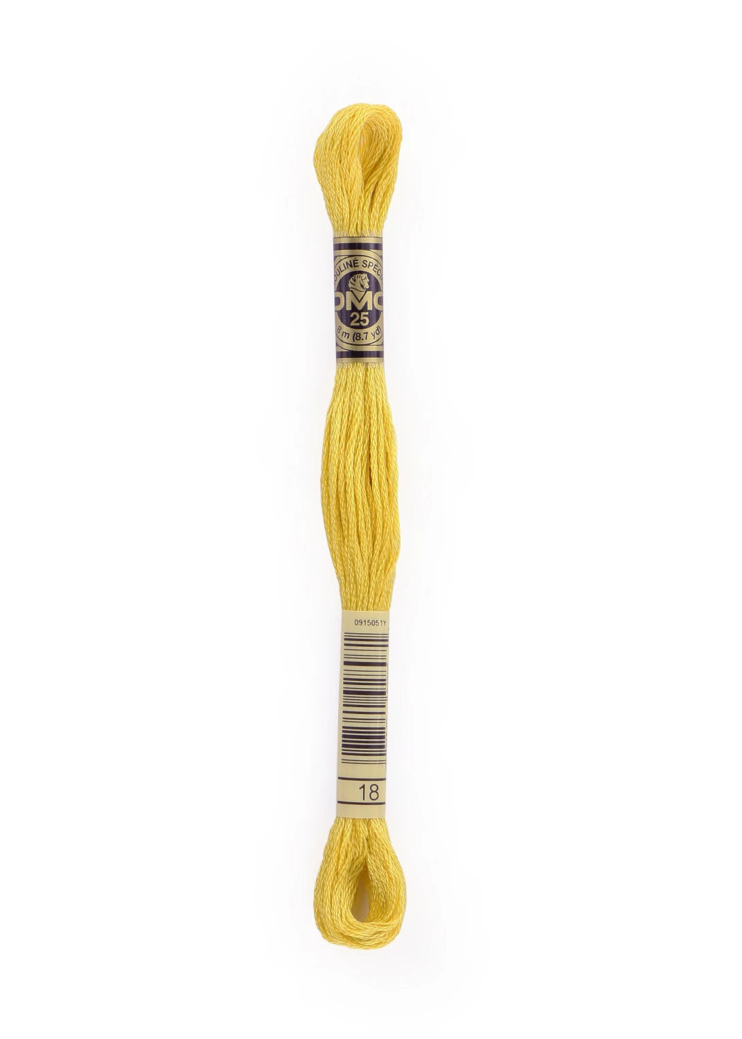DMC 18 Yellow Plum 6 Strand Embroidery Floss DMC #117UA-18
