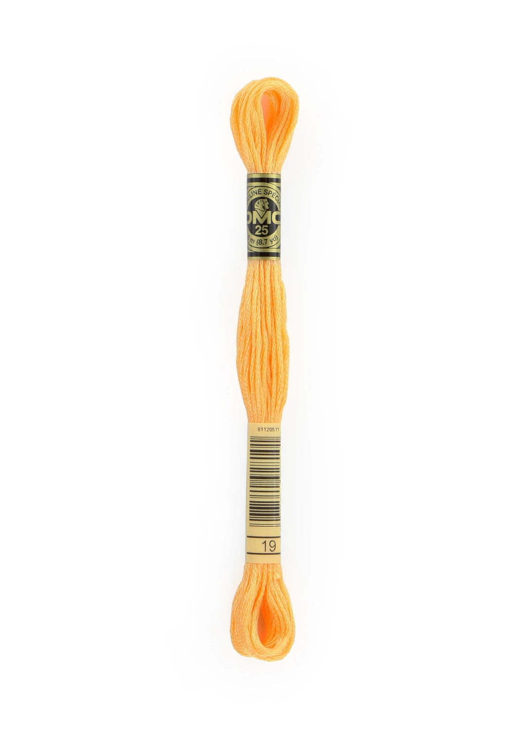 DMC 19 Medium Light Autumn Gold 6 Strand Embroidery Floss DMC #117UA-19