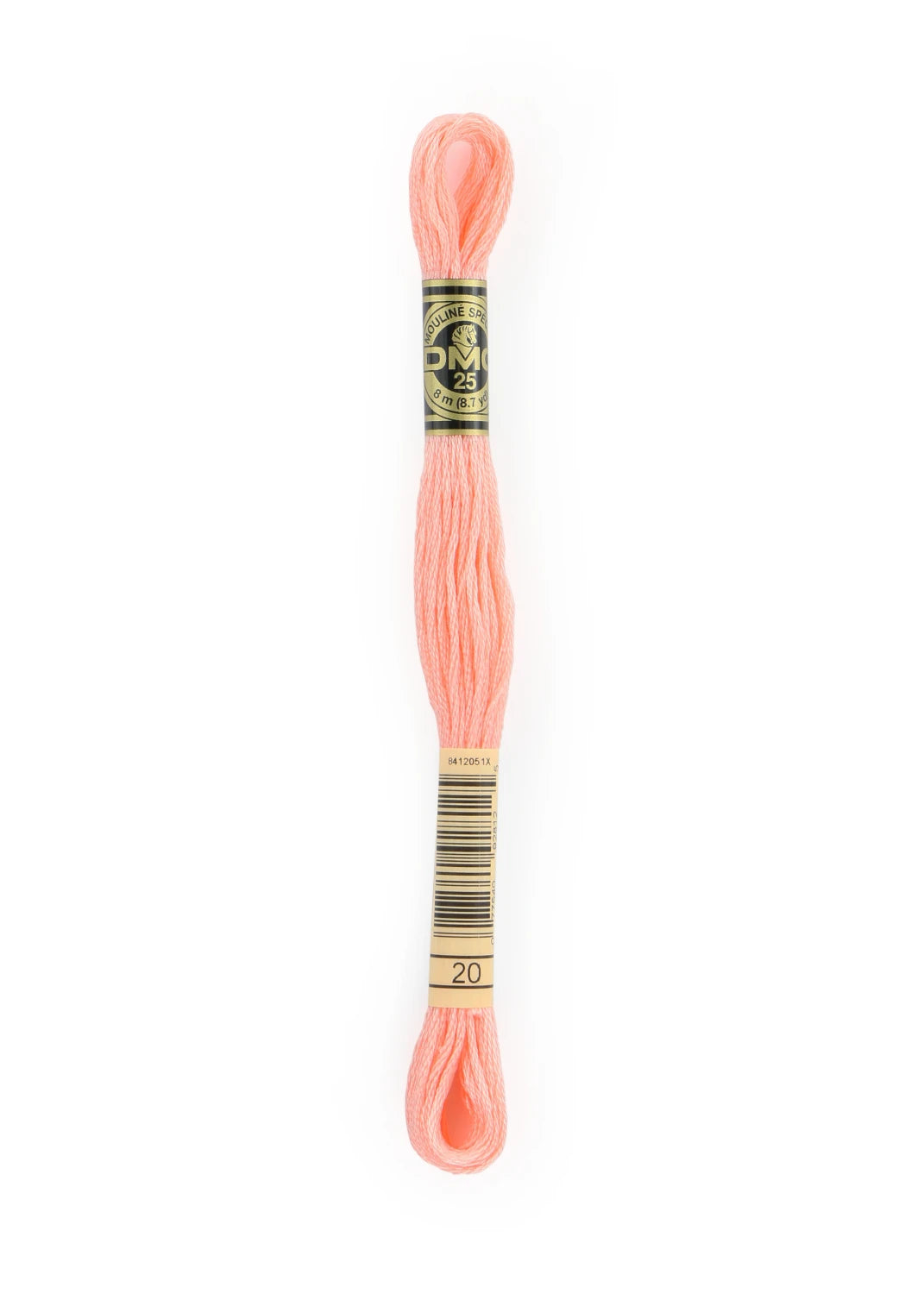 DMC 20 Shrimp 6 Strand Embroidery Floss DMC #117UA-20