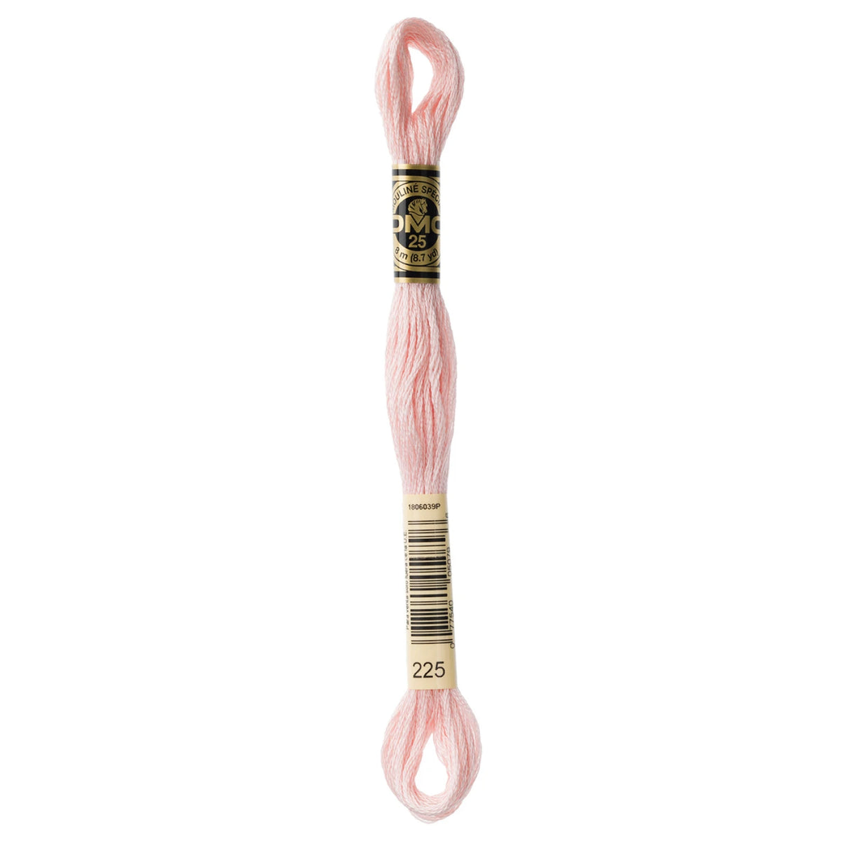 DMC 225 Ultra Very Light Shell Pink 6 Strand Embroidery Floss DMC #117UA-225