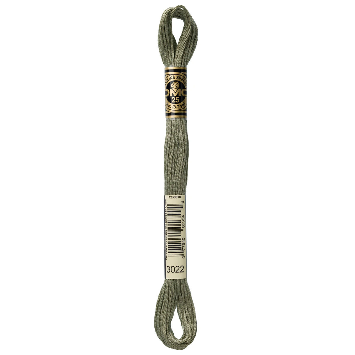 DMC 3022 Medium Brown Gray 6 Strand Embroidery Floss DMC #117UA-3022
