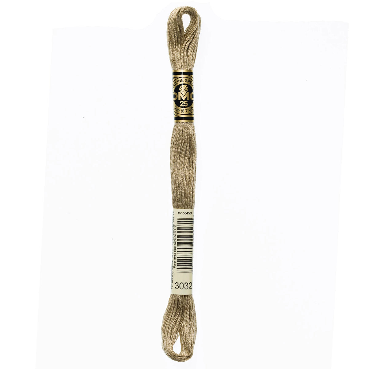 DMC 3032 Medium Mocha Brown 6 Strand Embroidery Floss DMC #117UA-3032