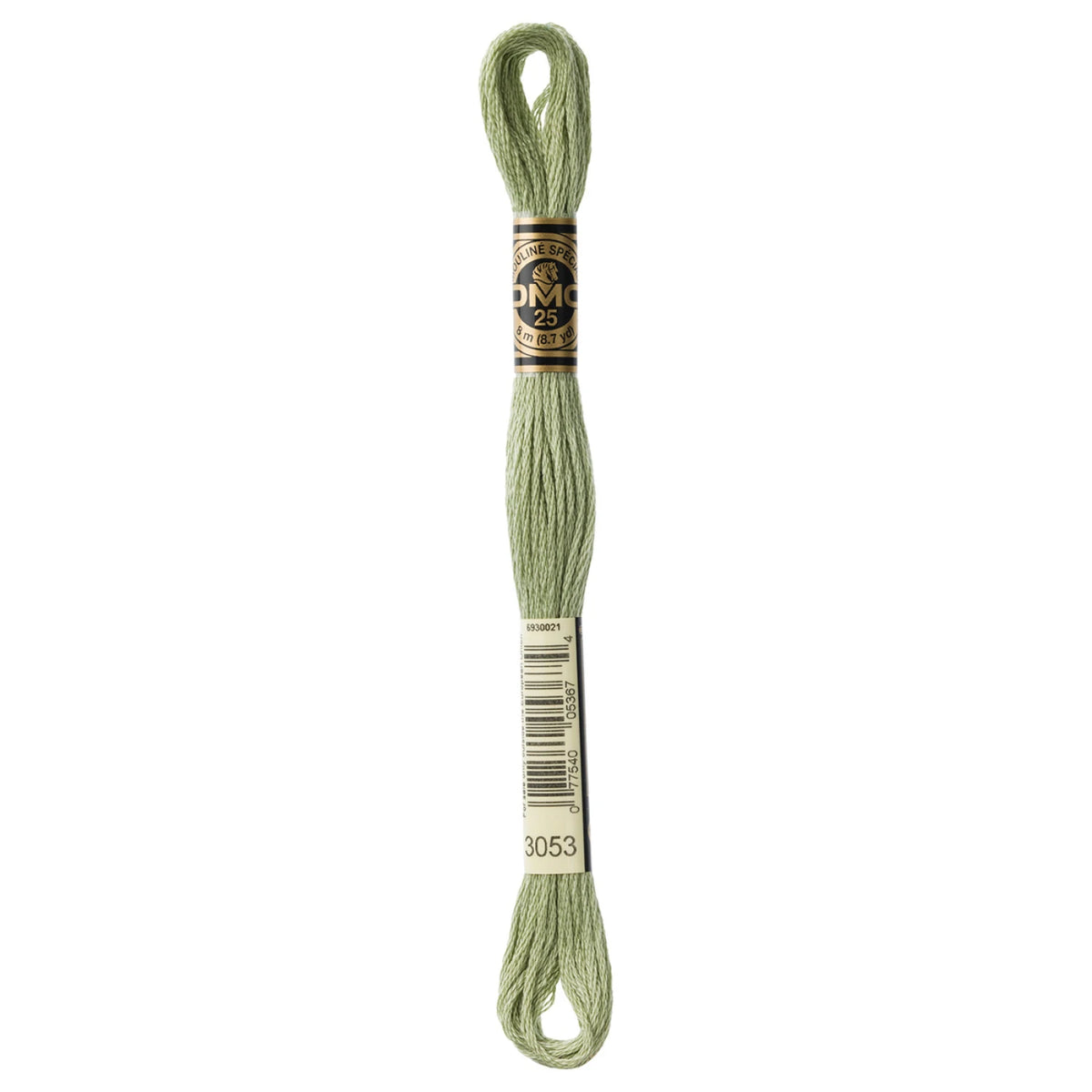 DMC 3053 Green Gray 6 Strand Embroidery Floss DMC #117UA-3053