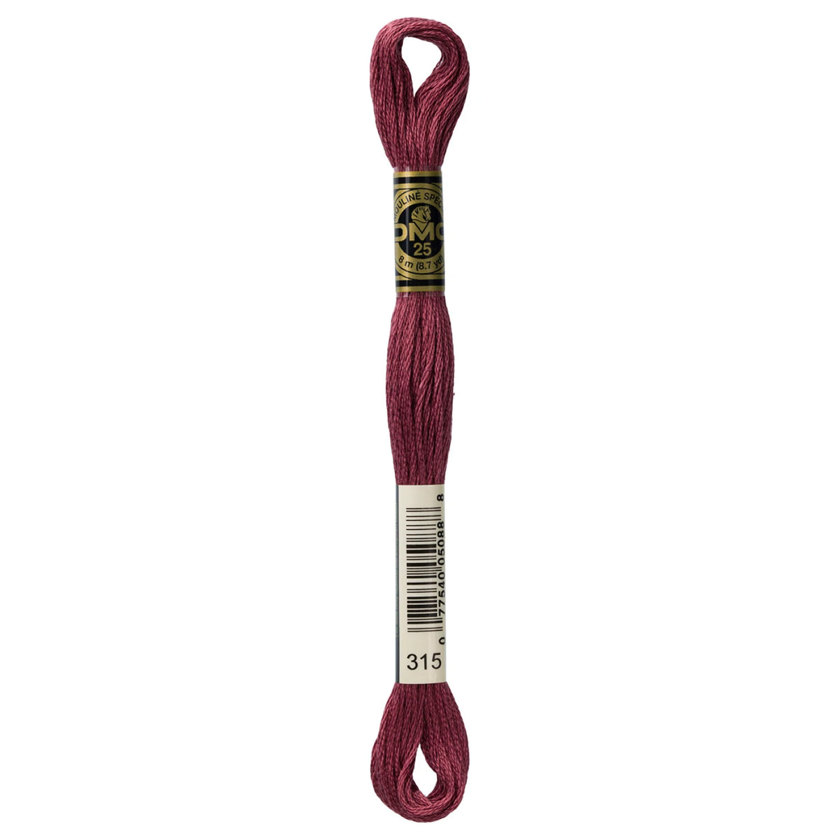 DMC 315 Medium Dark Antique Mauve 6 Strand Embroidery Floss DMC #117UA-315
