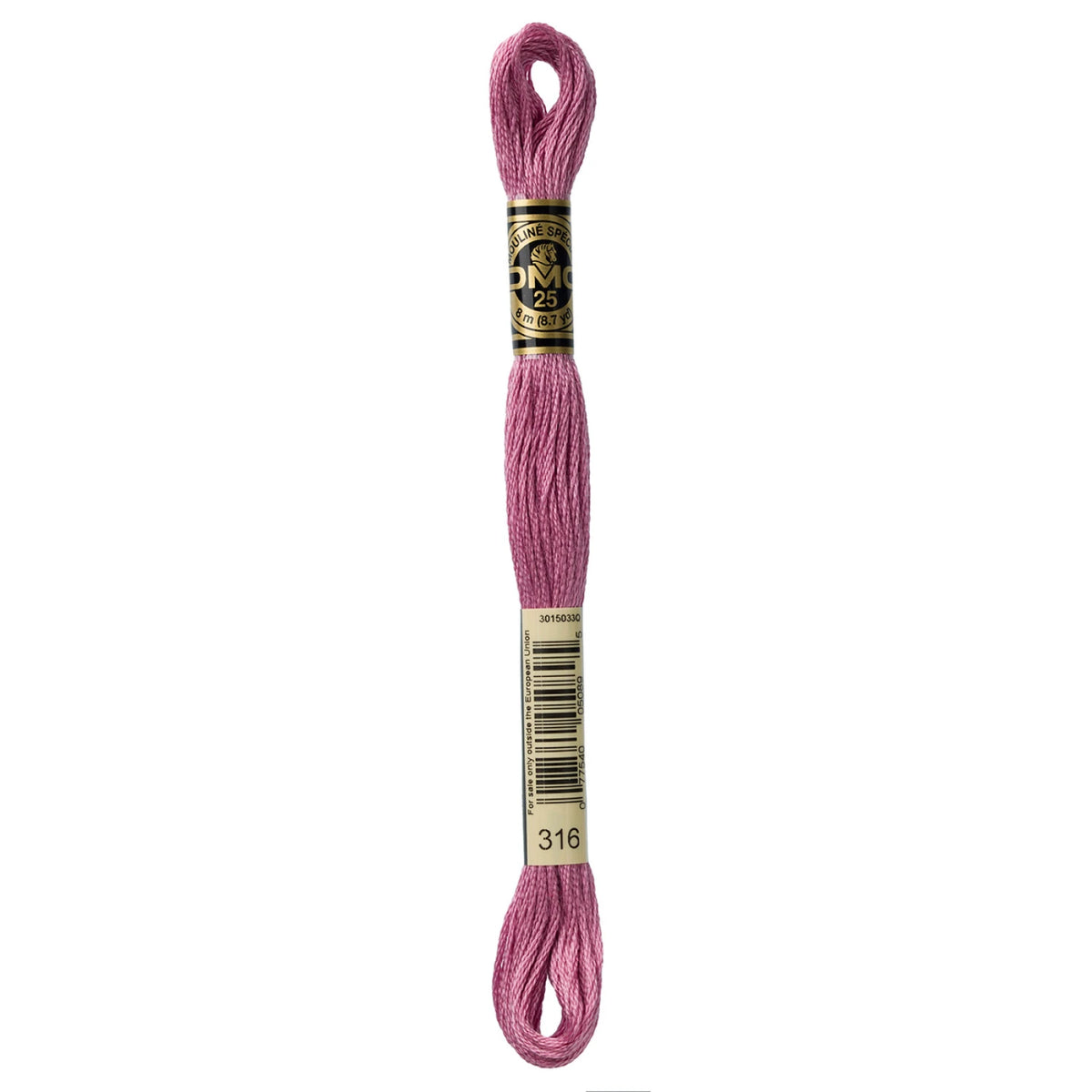 DMC 316 Medium Antique Mauve 6 Strand Embroidery Floss DMC #117UA-316