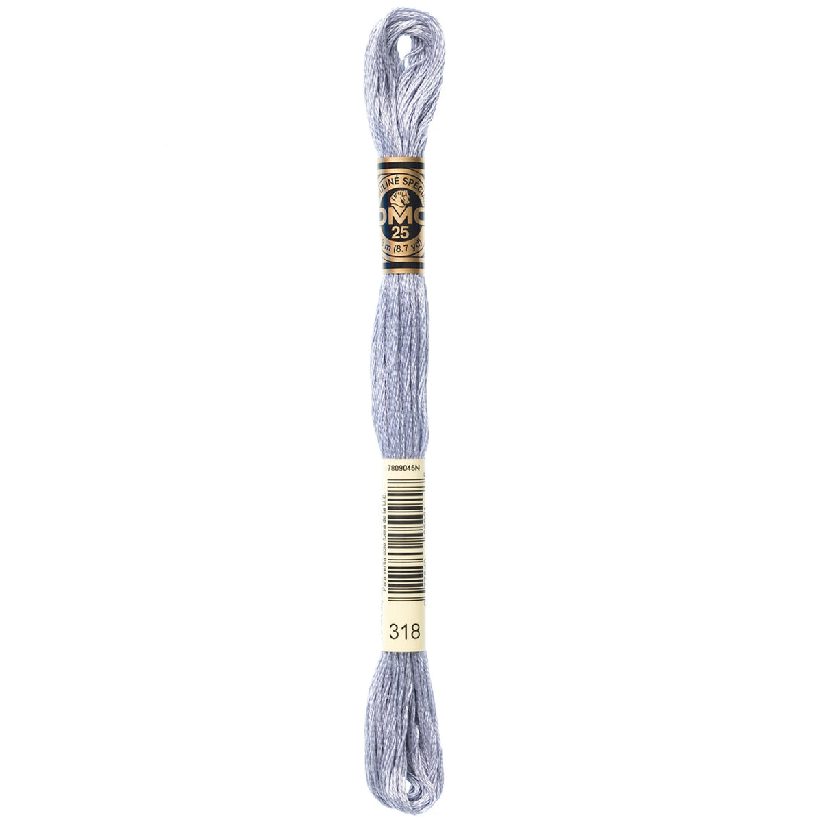 DMC 318 Light Steel Gray 6 Strand Embroidery Floss DMC #117UA-318