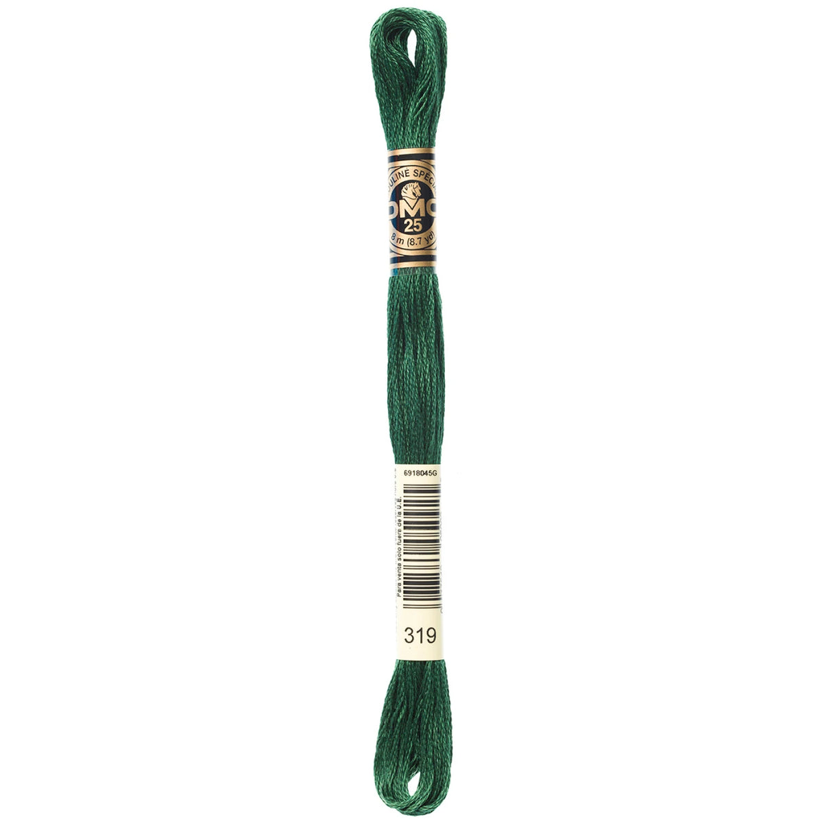 DMC 319 Very Dark Pistachio Green 6 Strand Embroidery Floss DMC #117UA-319