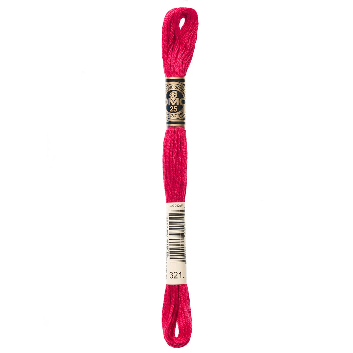 DMC 321 Christmas Red 6 Strand Embroidery Floss DMC #117UA-321