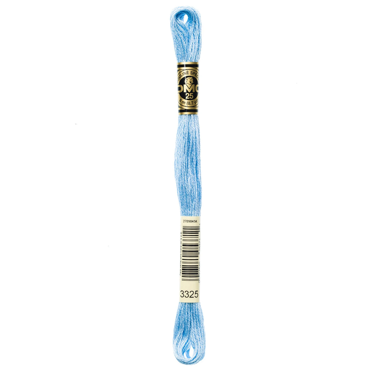 DMC 3325 Light Baby Blue 6 Strand Embroidery Floss DMC #117UA-3325