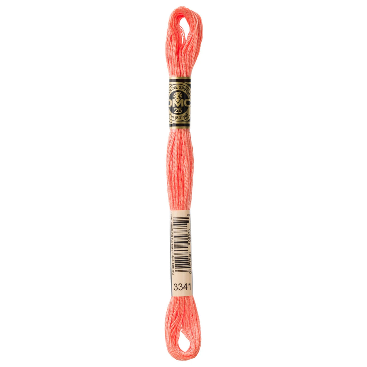 DMC 3341 Apricot 6 Strand Embroidery Floss DMC #117UA-3341
