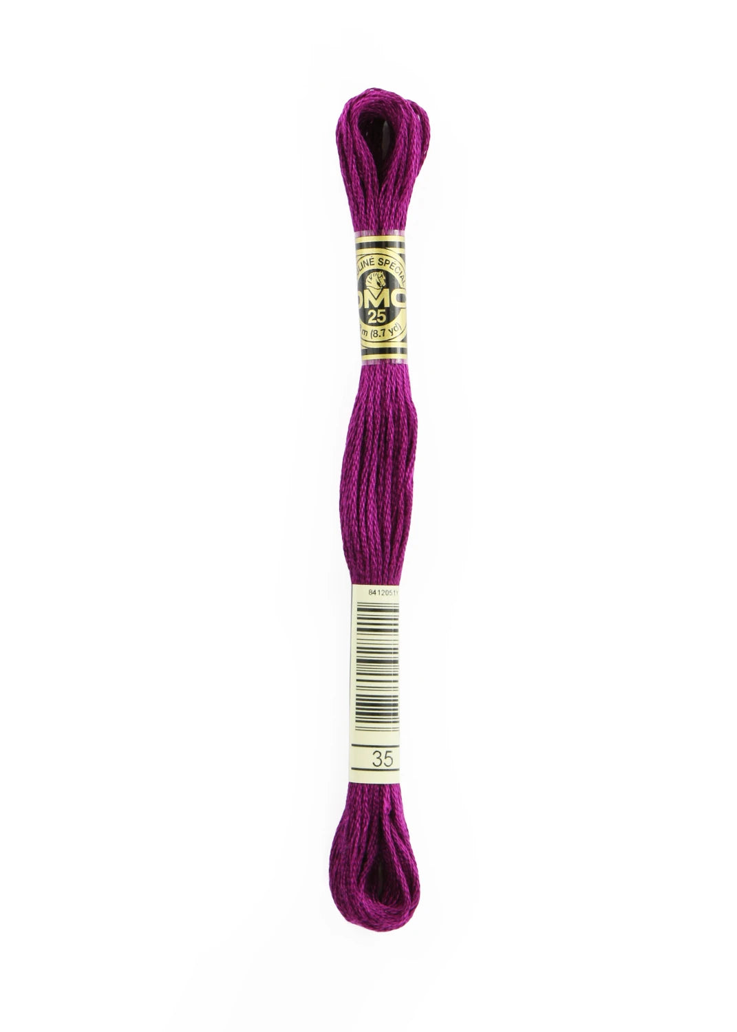 DMC 35 Very Dark Fuchsia 6 Strand Embroidery Floss DMC #117UA-35