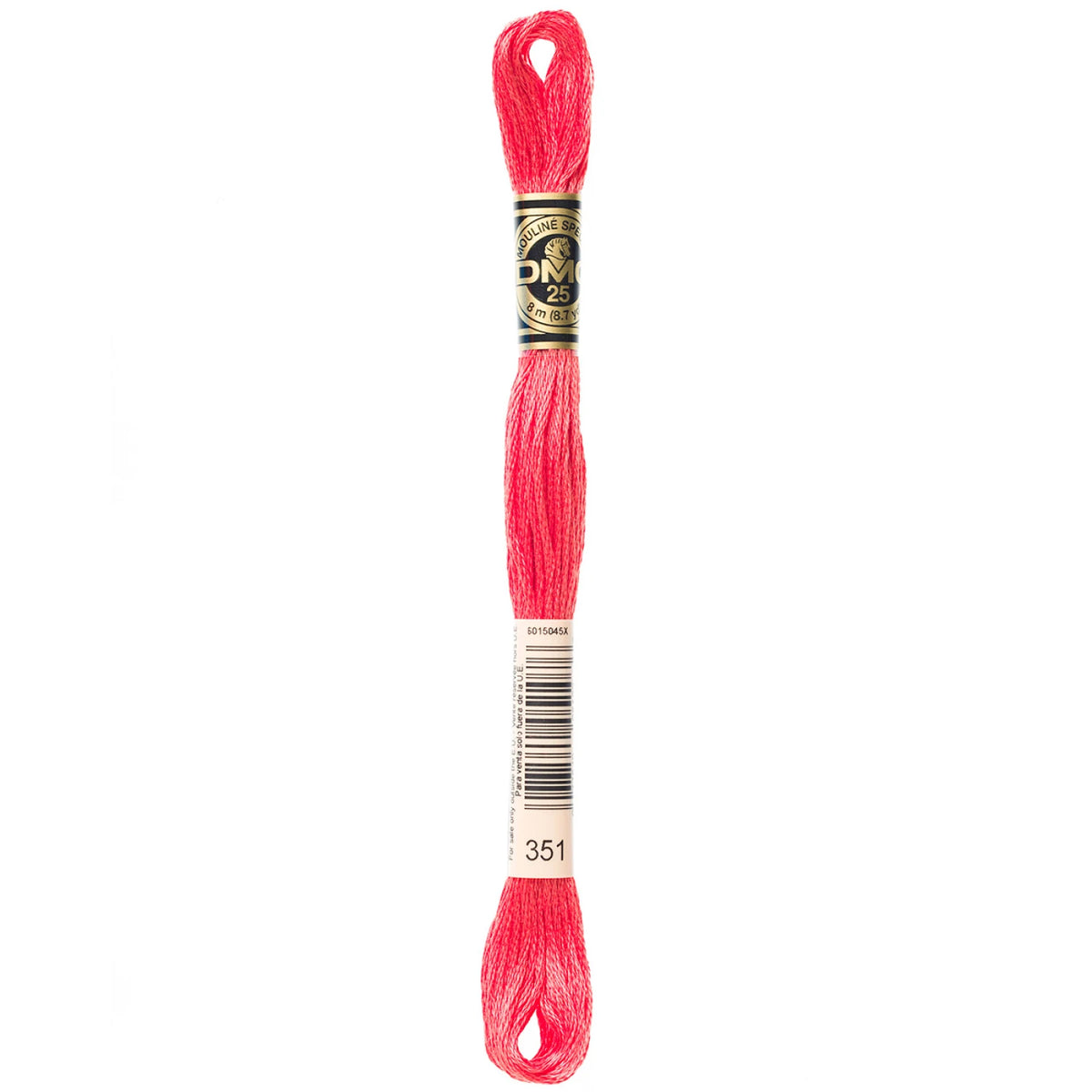 DMC 351 Coral 6 Strand Embroidery Floss DMC #117UA-351