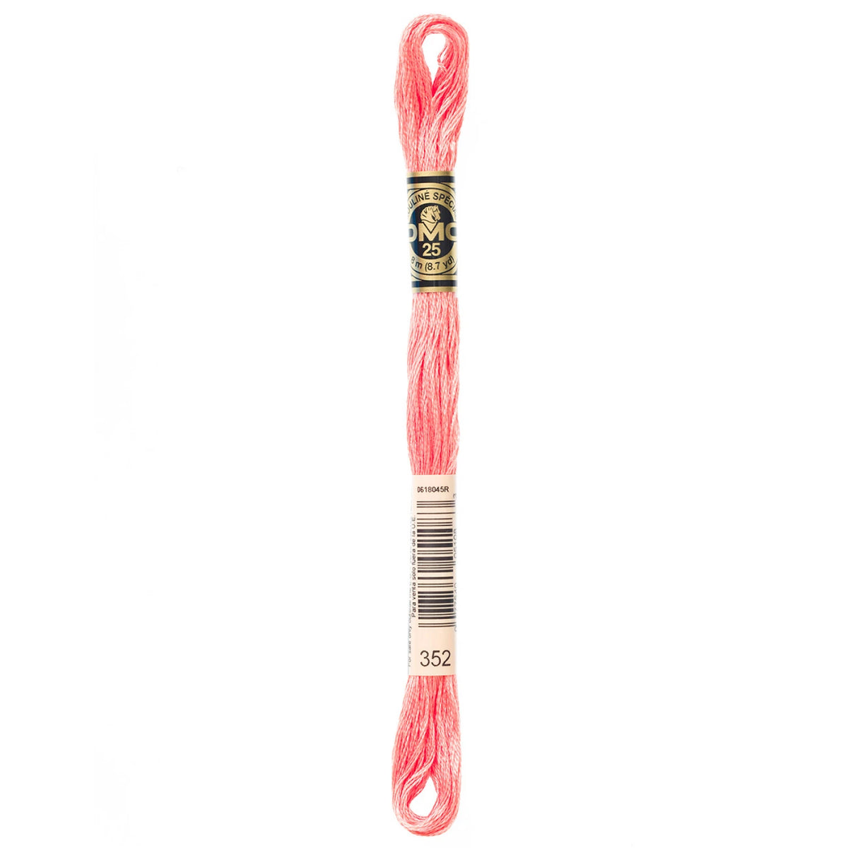 DMC 352 Light Coral 6 Strand Embroidery Floss DMC #117UA-352