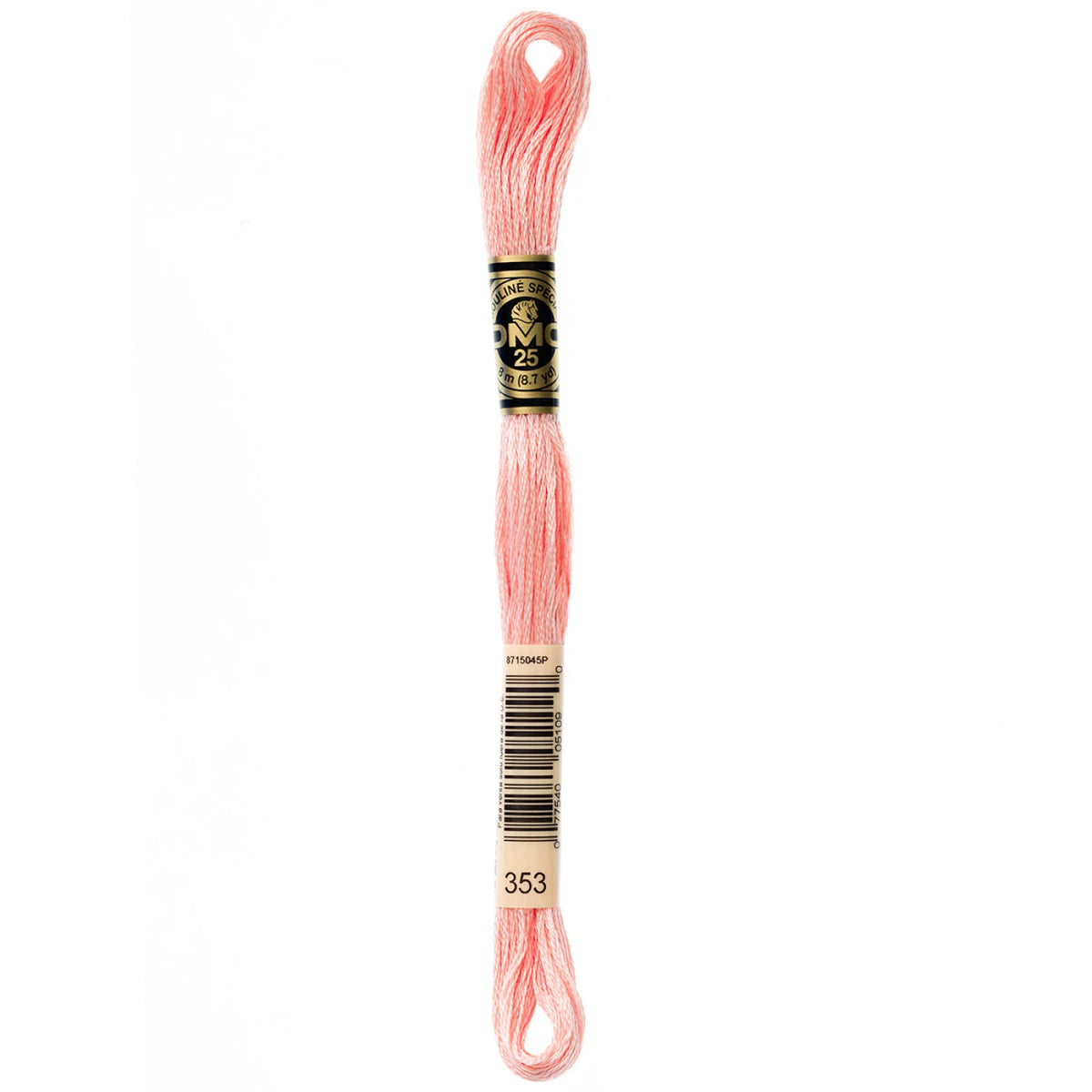 DMC 353 Peach 6 Strand Embroidery Floss DMC #117UA-353