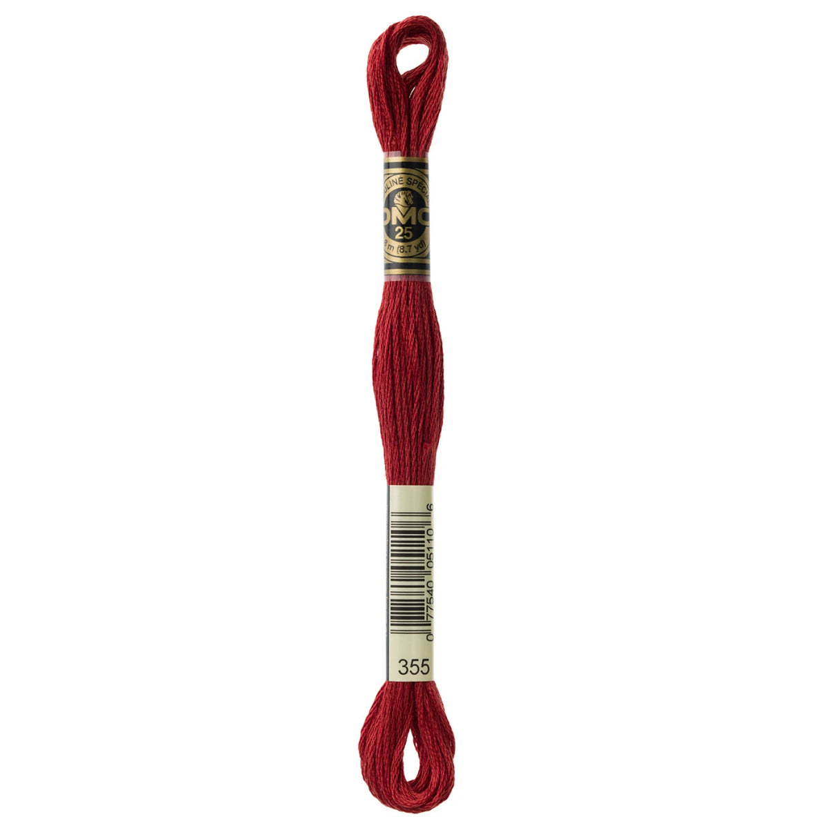 DMC 355 Dark Terra Cotta 6 Strand Embroidery Floss DMC #117UA-355