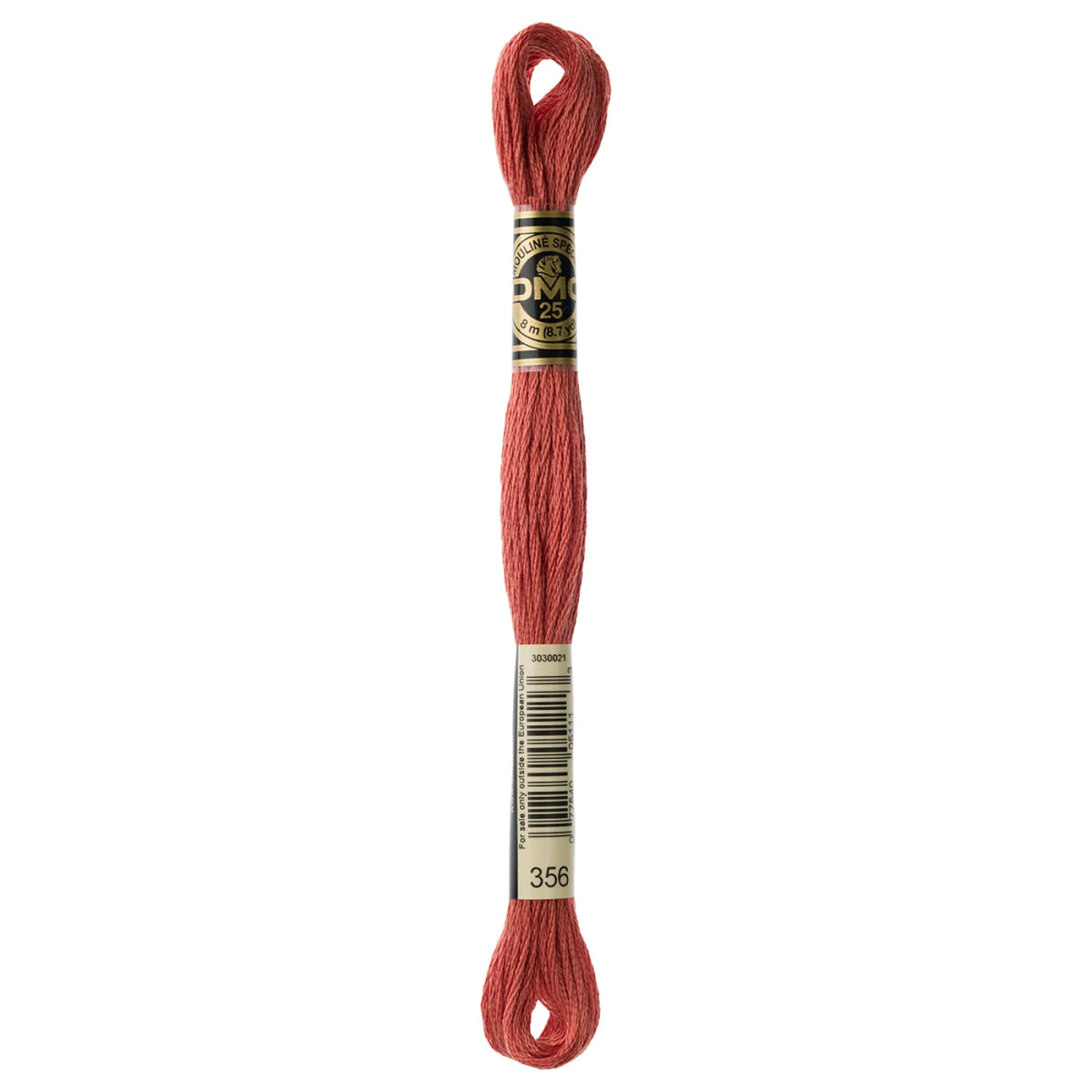 DMC 356 Medium Terra Cotta 6 Strand Embroidery Floss DMC #117UA-356