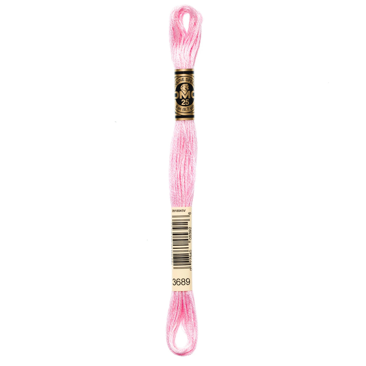 DMC 3689 Light Mauve 6 Strand Embroidery Floss DMC #117UA-3689