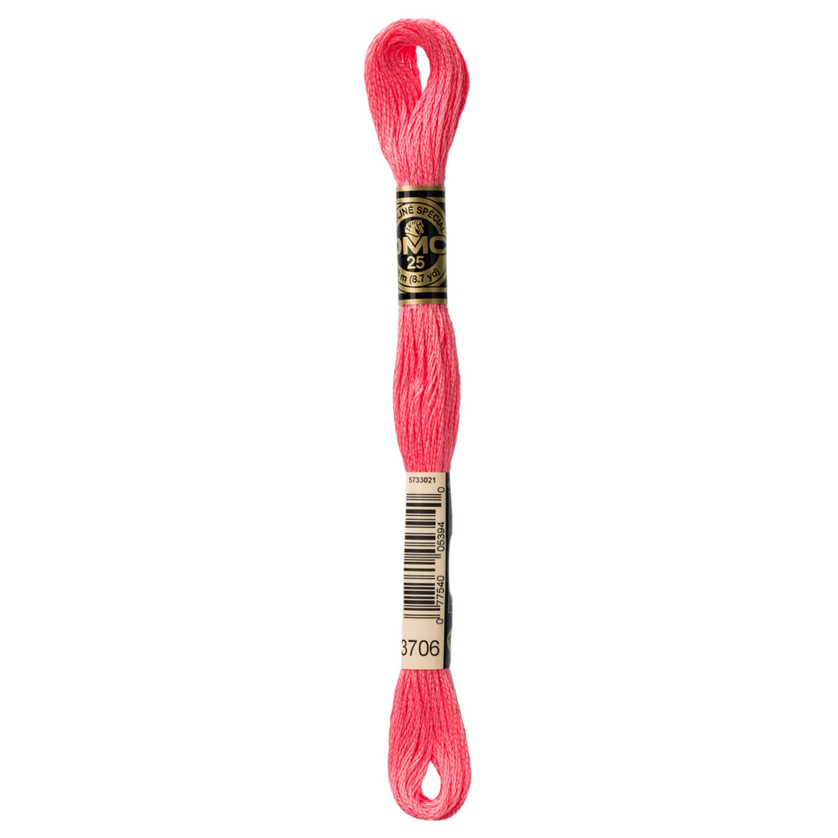 DMC 3706 Medium Melon 6 Strand Embroidery Floss DMC #117UA-3706