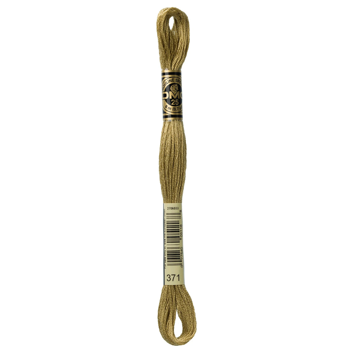 DMC 371 Mustard 6 Strand Embroidery Floss DMC #117UA-371