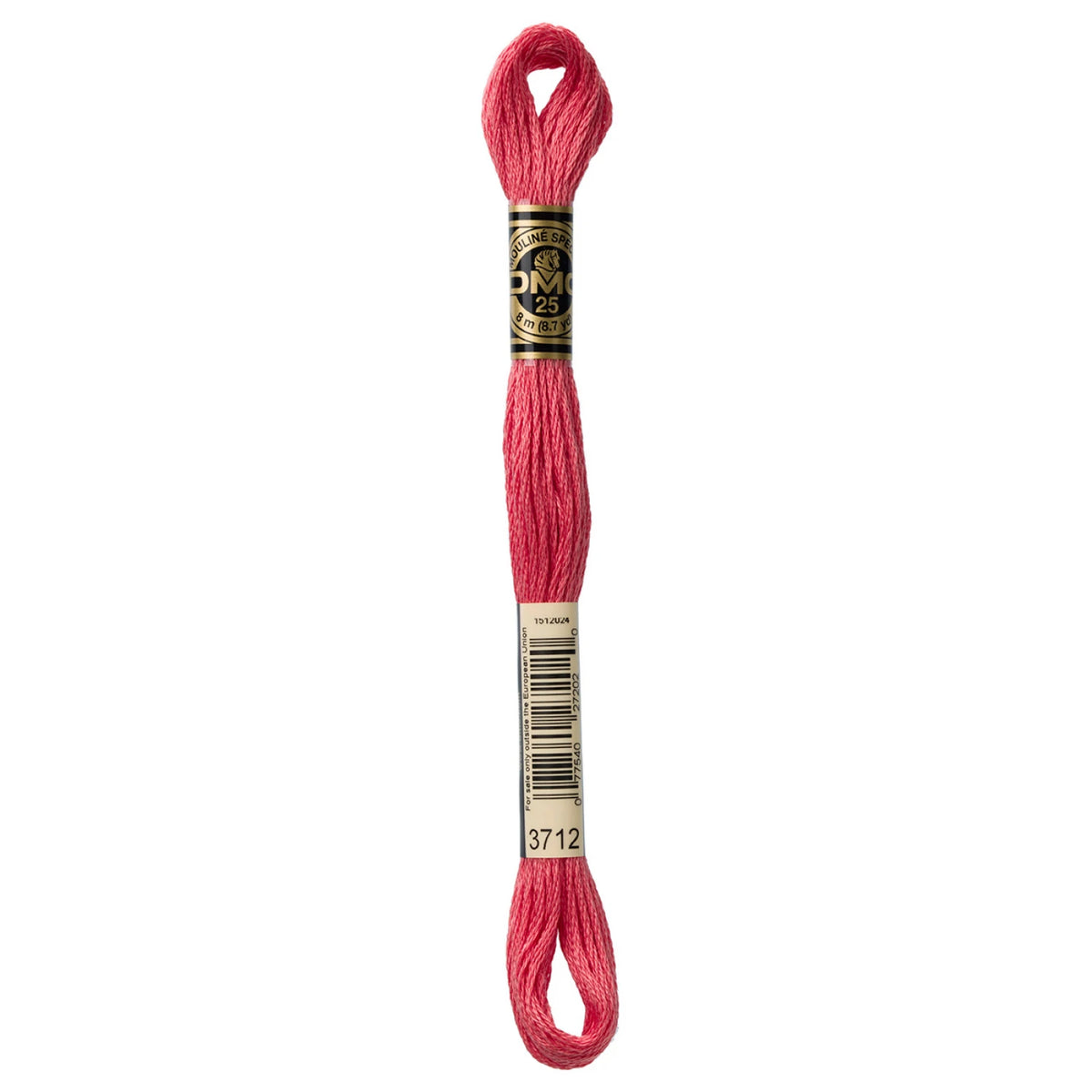 DMC 3712 Medium Salmon 6 Strand Embroidery Floss DMC #117UA-3712